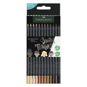 Faber-Castell Black Edition kleurpotloden - 12 stuks - huidskleurtinten - FC-116414