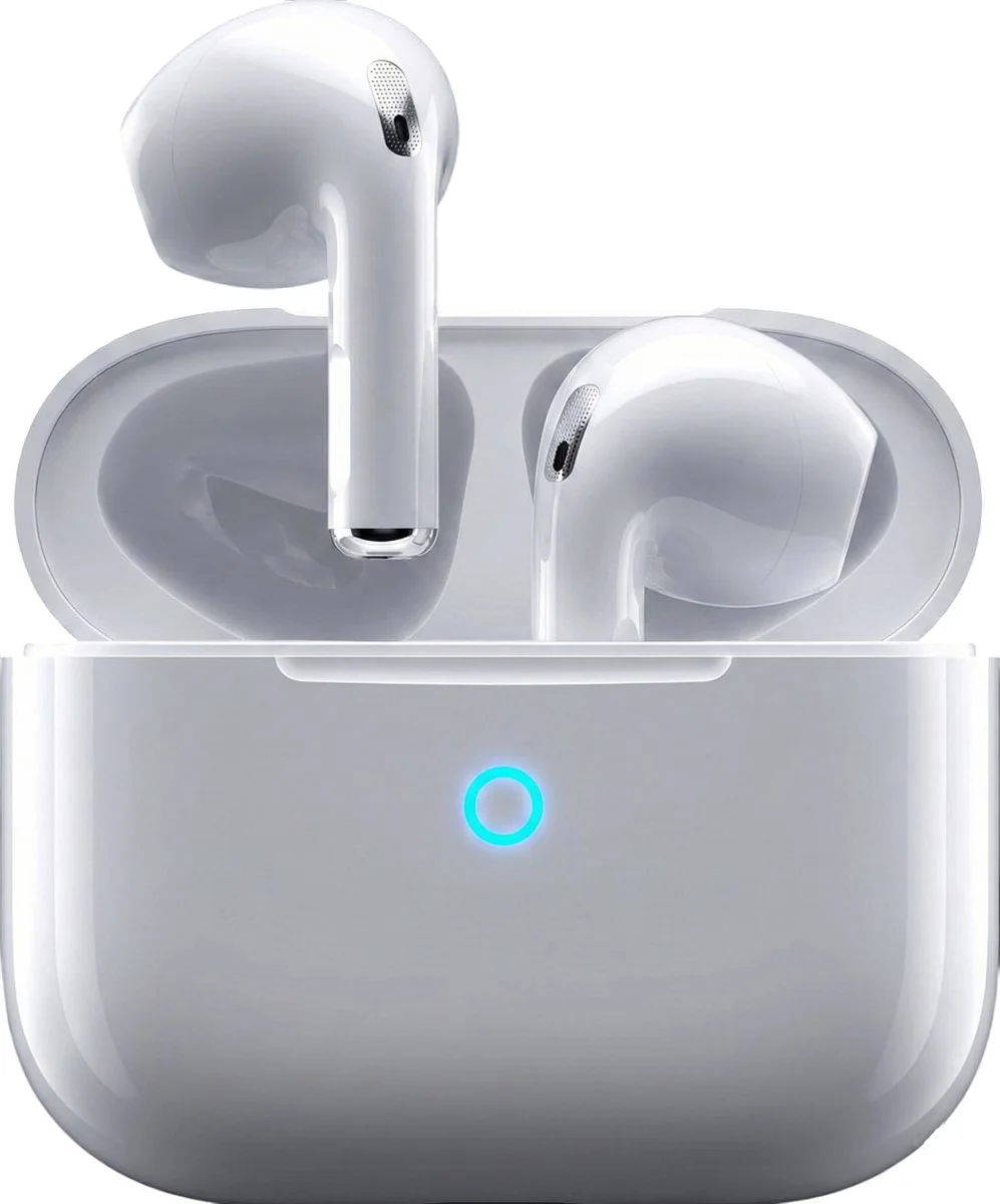 GØDLY X Oortjes Draadloos - Draadloze Oordopjes - Earbuds - Bluetooth - IPX5 - Wit - Earpods Iphone Apple & Samsung