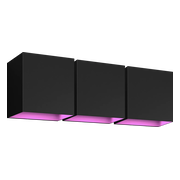 Philips Hue Resonate Downward White and Color - zwart 3-pack