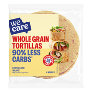 WeCare Low Carb Whole Grain Tortillas 160GR