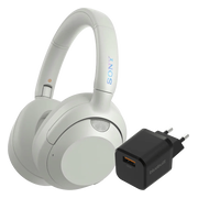Sony ULT Wear Wit + BlueBuilt Quick Charge Oplader met Usb A Poort 18W Zwart