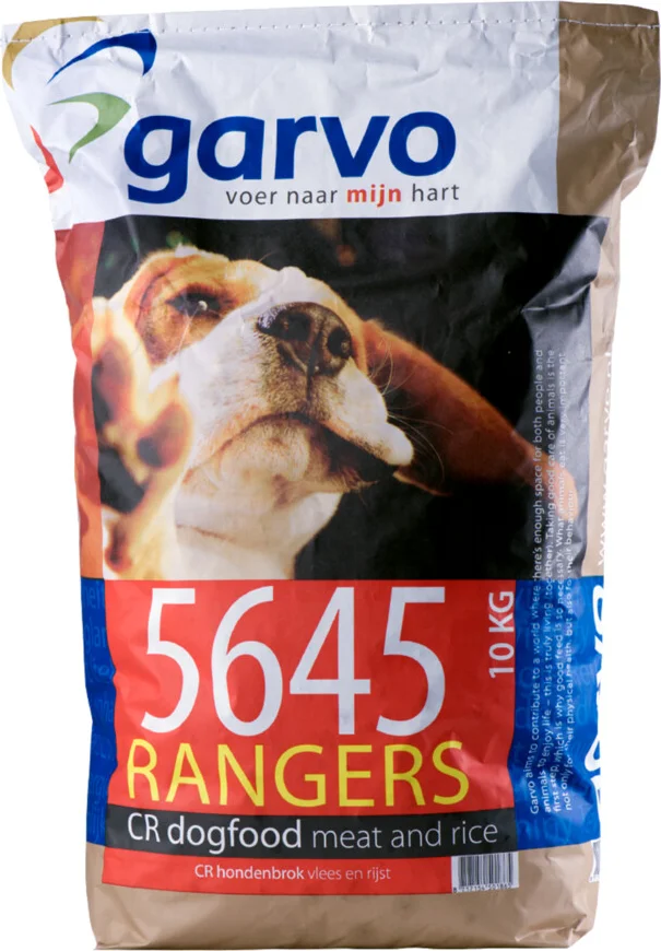 Garvo Rangers Hondenbrok Vlees en Rijst 10 kg
