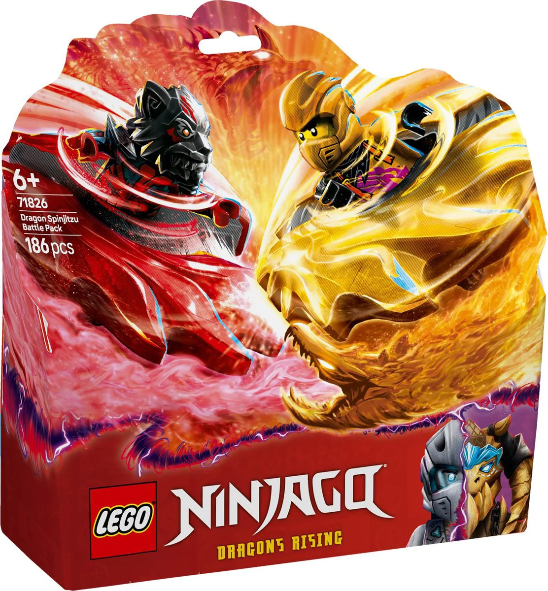 LEGO NINJAGO Spinjitzu drakenstrijdpakket 71826