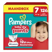 Pampers Baby Dry Luierbroekjes Maat 7 (15+ kg) 126 stuks