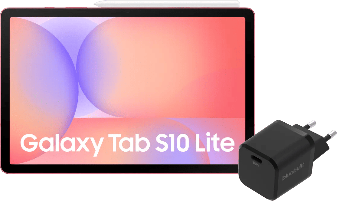Samsung Galaxy Tab S10 Lite 10,9 inch 256GB Wifi Rood + BlueBuilt Oplader
