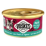 Voskes Kattenvoer Nat Paté Kip & Lam 85 gr