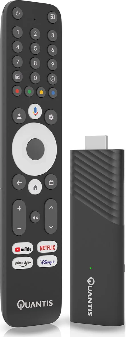 Quantis - ingebouwde Google Chromecast - 32GB - 4K UHD Streaming Stick - QE600