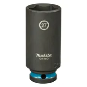 Makita E-16536 Impact Black Krachtdop 1/2" lang | 27 mm