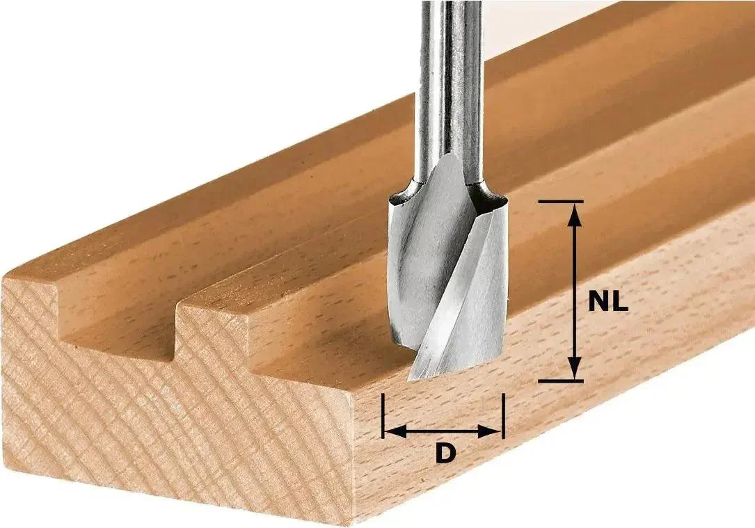 Festool HS Spi S8 D10/30 Freesbit Spiraalgroeffrees S 8mm 10x30mm - 490946