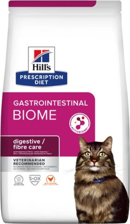 Hill's Prescription Diet Gastrointestinal Biome Kattenvoer Droog Kip 1,5 kg