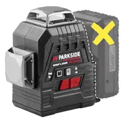 PARKSIDE PERFORMANCE Accu-kruislijnlaser 20 V zonder accu en lader