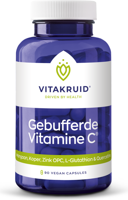 Vitakruid Gebufferde Vitamine C 90 vegacapsules