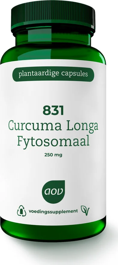 2x AOV 831 Curcuma Longa Fytosomaal 60 vegacapsules