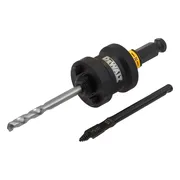 DeWALT DT20631 Quick Connect Adapter 1/2" voor 32-152mm Gatzagen met Platte Centreerboor voor Hout