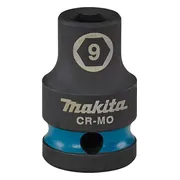 Makita E-16053 Impact Black Krachtdop 1/2" kort | 9 mm