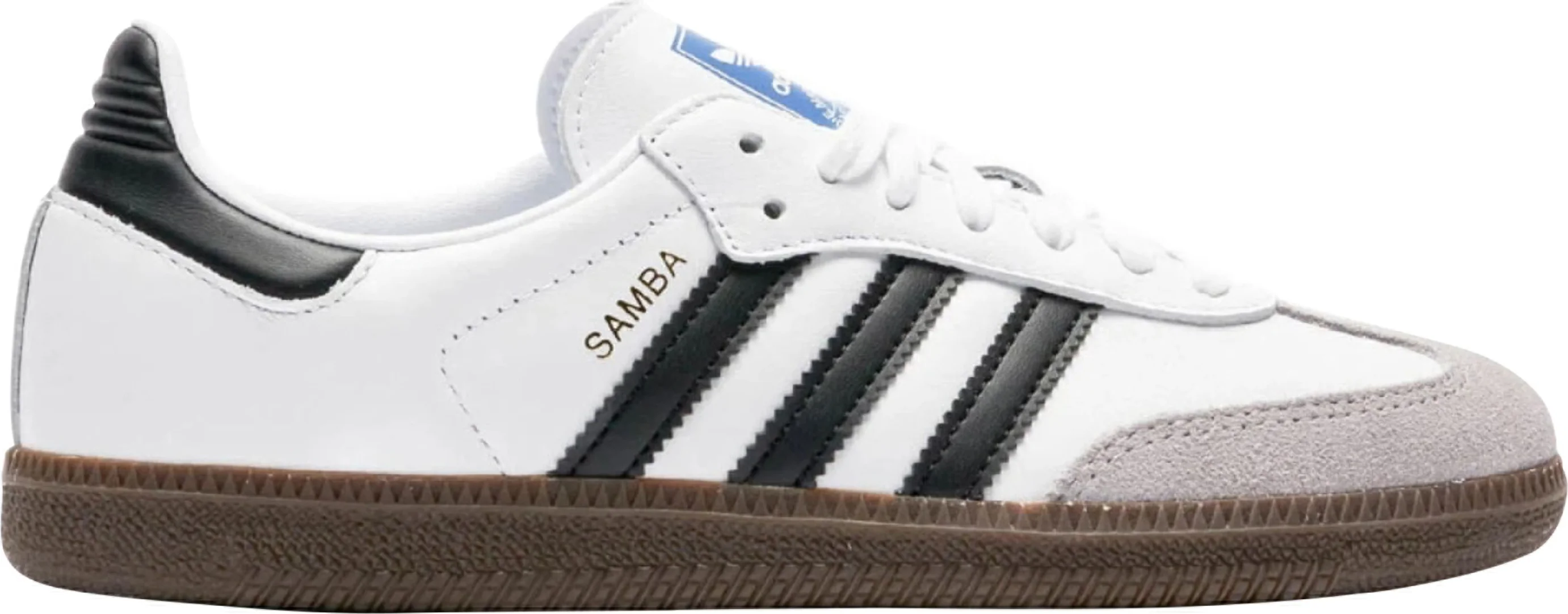 ADIDAS Samba OG schoenen - leer & suède - unisex (36, wit)