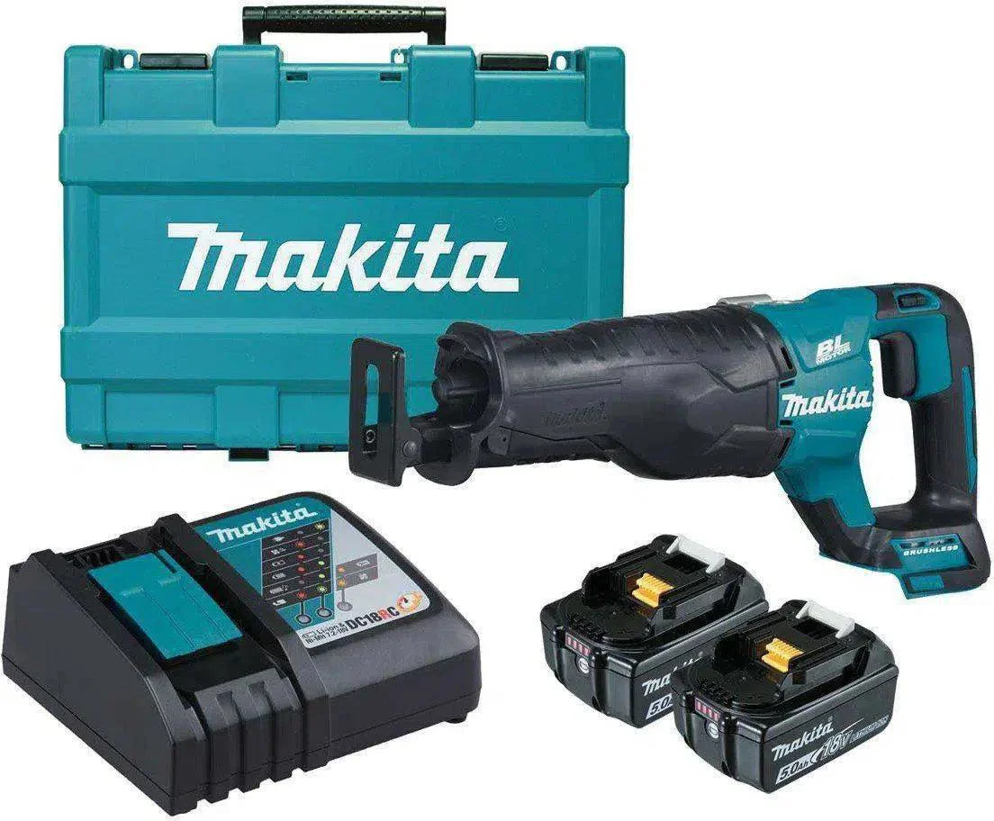 Makita DJR187RTE Accu Reciprozaag 18V 5.0Ah koffer