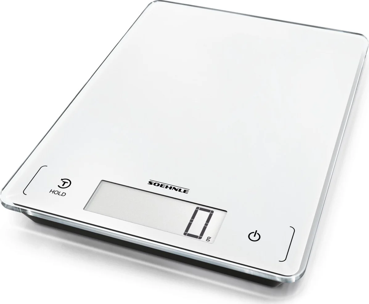 Soehnle keukenweegschaal Page Profi 300 - digitaal - 1 gram nauwkeurig - tot 20 kg - wit