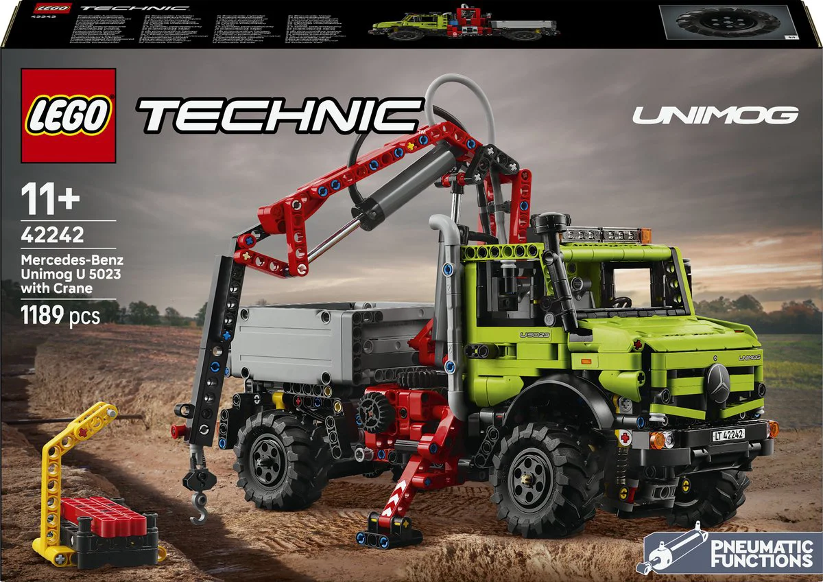 LEGO Technic Mercedes-Benz Unimog U 5023 met kraan 42242