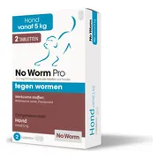 No Worm Pro Ontworming Tabletten Hond vanaf 5 kg 2 tabletten