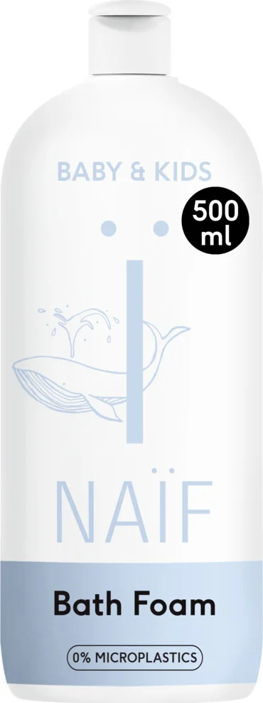 3x Naif Baby & Kids Verzorgende Badschuim 500 ml