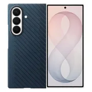 Samsung Galaxy Z Fold 8 Ultra Carbon Back Cover met Magneet Blauw