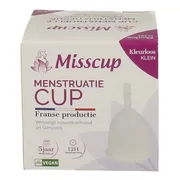 Misscup Menstruatie Cup Klein Kleurloos