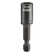 DeWALT DT7465 IMPACT Magnetische zeskantdop (reinigbaar) 8mm