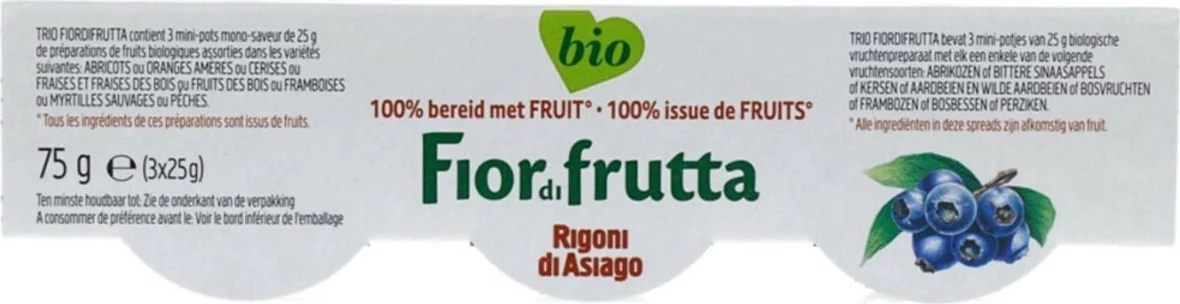 Fiordifrutta Jam Mini's Mix 75GR
