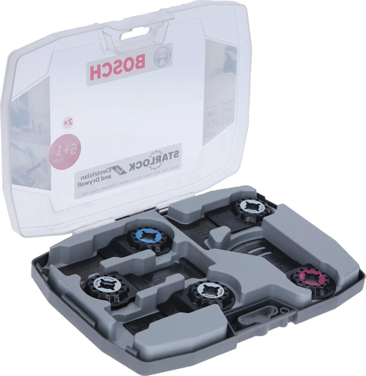 Bosch Professional Multitool Zaagbladenset voor elektricien en gipsplaat 6-delig - 2608664622