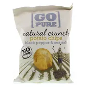 Go Pure Canyon Chips Zwarte Peper & Zeezout 125GR