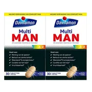 2x Davitamon Multi Man 30 tabletten