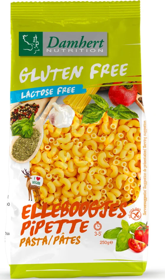 Damhert Gluten Free Elleboogjes Lactose Free 250GR