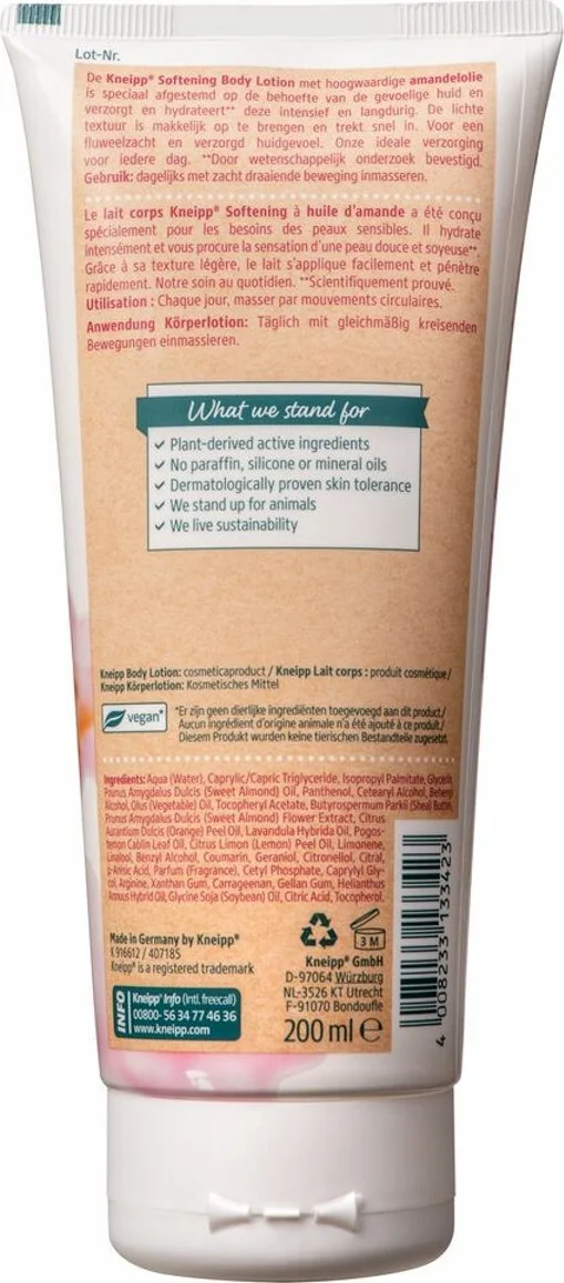 3x Kneipp Bodylotion Amandelbloesem 200 ml