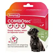 Beaphar Combotec Anti Teken- en Vlooiendruppels Hond 20-40 kg 2 pipetten