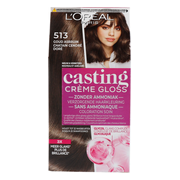 L'Oréal Casting Crème Gloss Semi-Permanente Haarkleuring 513 Goud Asbruin