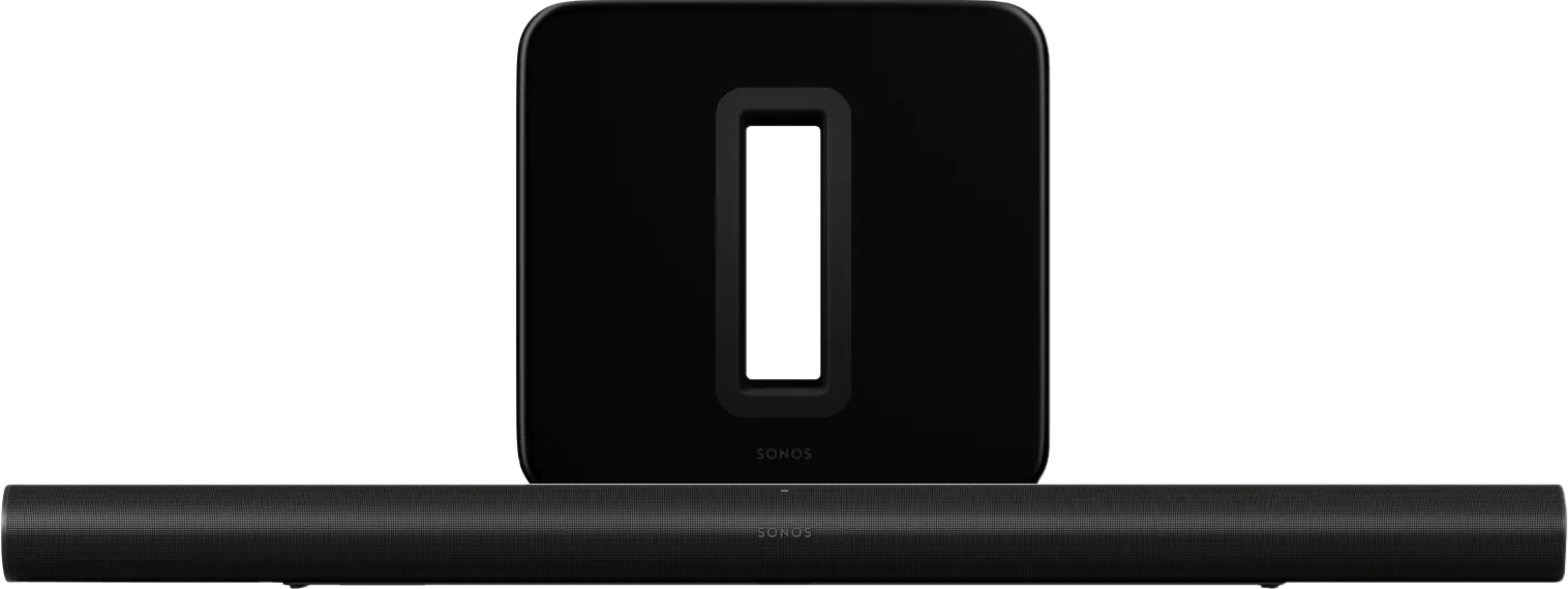 Sonos Arc Ultra + Sonos Sub 4 Zwart