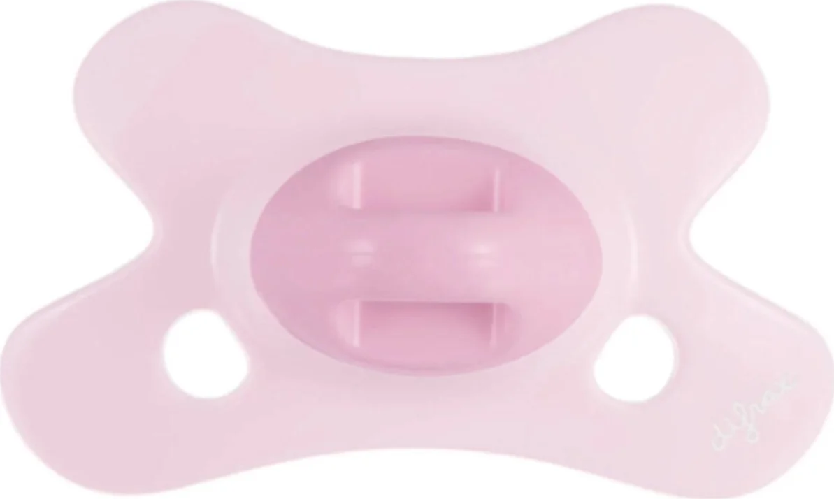 Difrax Fopspeen Natural 0-6 Maanden SE Rose Quartz