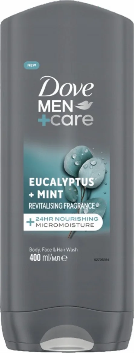 Dove Men +Care Body Face & Hair Wash Eucalyptus + Mint 400ML