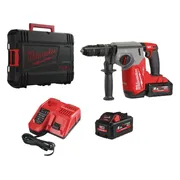 Milwaukee M18 FUEL™ FHX-552X Accu combihamer SDS-Plus 2,5J + snelwisselboorkop 18V 5.5Ah in HD-Box - 4933478889