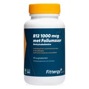 Fittergy B12 1000mcg Met Foliumzuur Tabletten 90ZTB