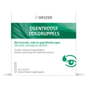 2x WELEDA Ogentroost Oogdruppels Ampullen 20 stuks