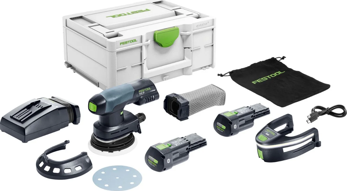 Festool ETSC 125 3,0 I-Plus Accu excenterschuurmachine 18V 3.0Ah in Systainer - 578854