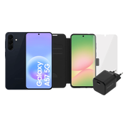 Samsung Galaxy A57 128GB Donkerblauw 5G + Compleet Accessoirepakket