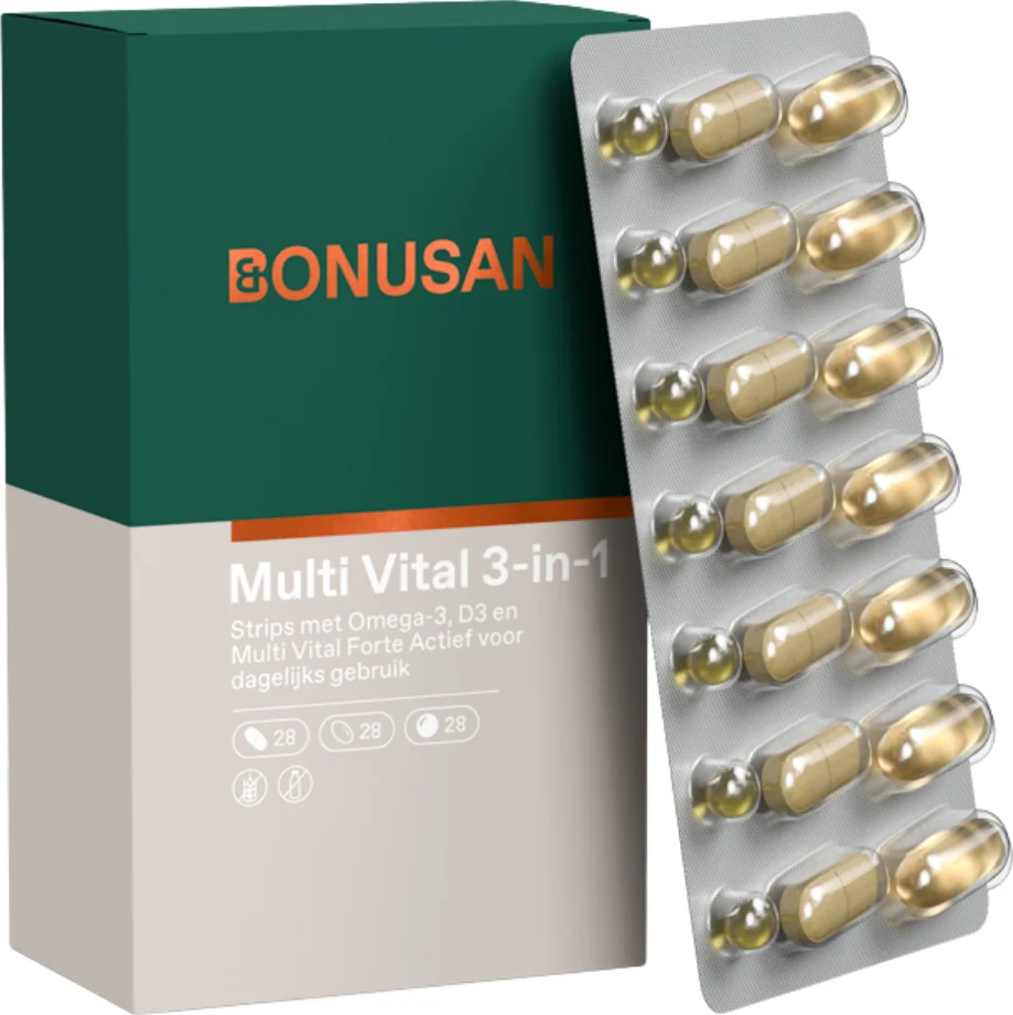 Bonusan Multi Vital 3-in-1 Tabletten 84ST