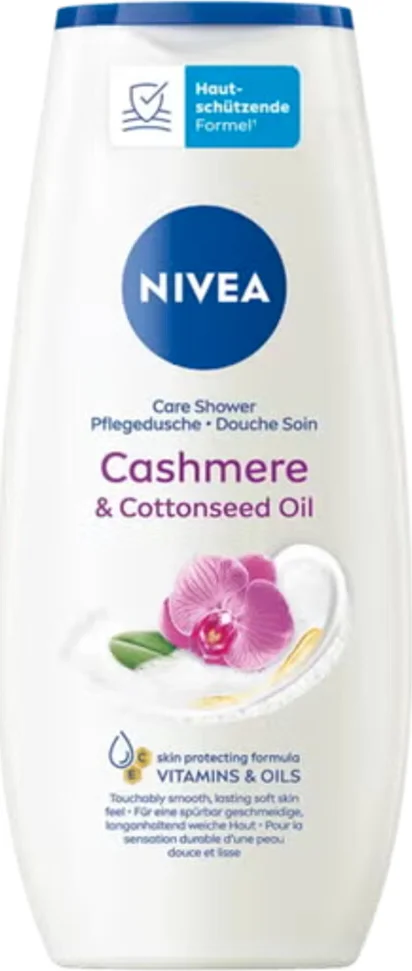 3x NIVEA Douchecrème Cashmere & Cotton Seed Oil 250 ml