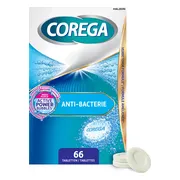 Corega Anti-bacterie Dagelijkse Reiniger Tabletten 66ST