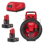Milwaukee M12 HSFSM-602 Hoge snelheid rioolreinigingsmachine 12V 6.0Ah - 4933498378