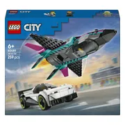 LEGO City Straalvliegtuig vs. sportauto 60489