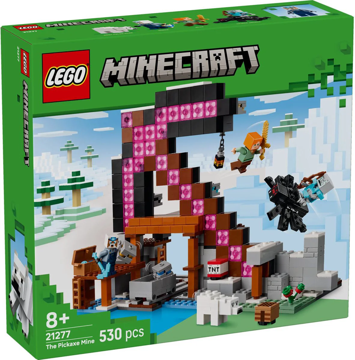 LEGO Minecraft de Pikhouweelmijn 21277